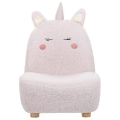 LULEA - Kinderstoel - Roze - Nepbont -Leenbakker Winkel 826278cfa7644527ba5f24a1b26a4c0b