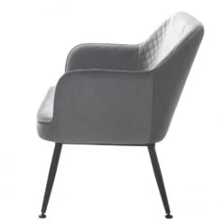 Nordic Home - Viggo Eetkamerbank - 129 Cm - Velvet - Grijs -Leenbakker Winkel 82b53172b5374a298ff1477ee247ea14