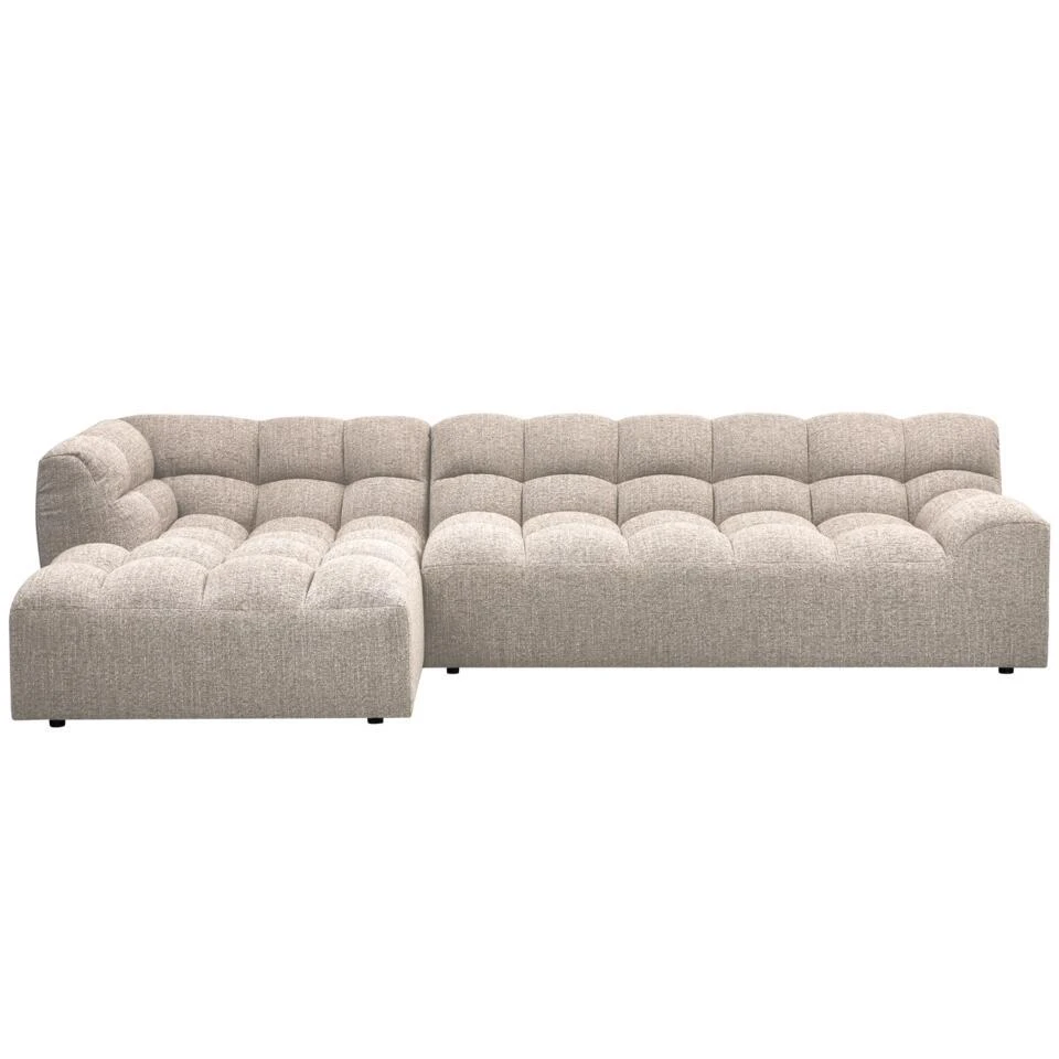 WOOOD Allure Chaise Longue Bank Links - Polyester - Naturel-79x324x165 3 WOOOD Allure Chaise Longue Bank Links - Polyester - Naturel-79x324x165 - Afbeelding 3