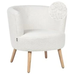 ODENZEN - Fauteuil - Wit - Bouclé 13 ODENZEN - Fauteuil - Wit - Bouclé -Leenbakker Winkel 854741b7857848ca917d958b4e84b09e