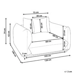 LUVOS - Fauteuil - Taupe - Fluweel -Leenbakker Winkel 8556a19e554e455094e20c5f3d0b314a