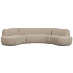 WOOOD Batavier Bank - Polyester - Naturel - 75x336x180 -Leenbakker Winkel 85cf6bbd399846e79b316402fbbd51ed