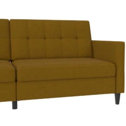 Hartford - 3-zits Slaapbank In Curry Stof -Leenbakker Winkel 86c12b4a1d734519a6d2a1a9d523526c