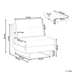JERSLEV - 1-zits Slaapbank - Groen - Polyester -Leenbakker Winkel 86caf25b9f04458d8147af4afe3c9285