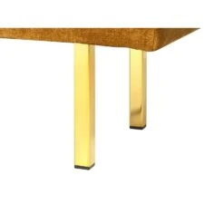 ROSEVILLE - Bankje - Geel - Fluweel -Leenbakker Winkel 87de38bd8f5849b5880721e1dcbe4344