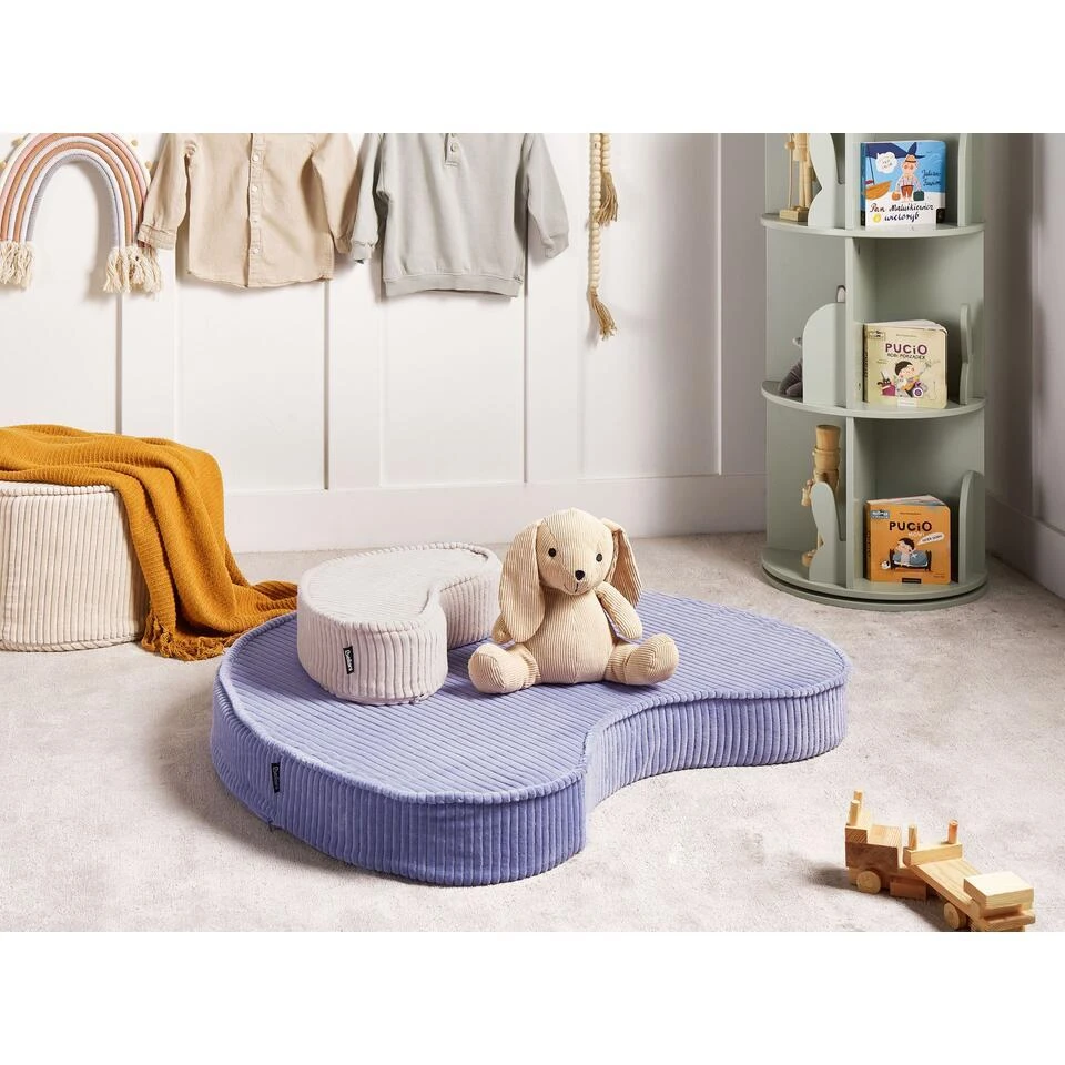 NILI - Vloerkussen - Lichtviolet - Fluweel 2 NILI - Vloerkussen - Lichtviolet - Fluweel - Afbeelding 2