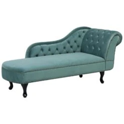 NIMES - Chaise Longue - Mintgroen - Rechterzijde - Fluweel -Leenbakker Winkel 88706e0f6410421c8c1c5548f3c32319