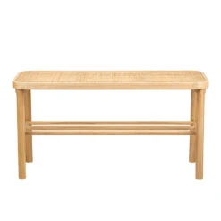 Bank Met Opbergruimte Van Massief Grenen En Rotan -Leenbakker Winkel 888669f32bef4524ae192b5782528571