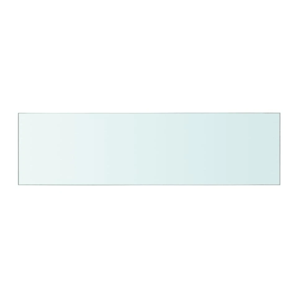 VidaXL Wandschap Transparant 50x12 Cm Glas 2 VidaXL Wandschap Transparant 50x12 Cm Glas - Afbeelding 2