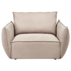 KUNES - Fauteuil - Taupe - Polyester -Leenbakker Winkel 89471ed4a5a0443ca1a14ad92c9a777e