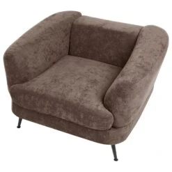 KJAER - Fauteuil - Donkerbruin - Chenille -Leenbakker Winkel 8a15610082534b29a367daa853017ba6