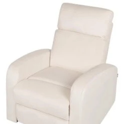 VERDAL - Relaxfauteuil Handmatig - Wit - Fluweel -Leenbakker Winkel 8ab7dd8418eb41c2a5a4fba9e93a4daf