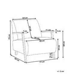 LESJA - Fauteuil - Roze - Stof -Leenbakker Winkel 8b27e0253b494de8b7ea0955b8e19bd0
