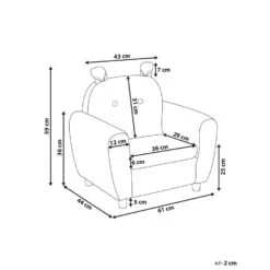 MARIBO - Kinderfauteuil - Beige - Linnen -Leenbakker Winkel 8c523e13d088496f9e21c970fb717449