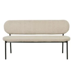 Eetkamerbank Taupe Stof - Diepte 63cm - Zitbreedte 160cm - Maddie -Leenbakker Winkel 8d35e70e8eb74db8b8e8cc5bd0031da2