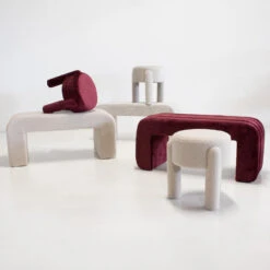 Halbankje Beige Stof - 99x38x46cm - Sera -Leenbakker Winkel 8f939077821140389df1cf95f1b3e258