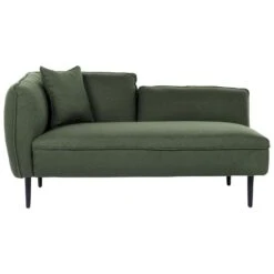 CHEVANNES - Chaise Longue - Donkergroen - Linkszijdig - Polyester -Leenbakker Winkel 9010bb7916e7459ea68d4f3ee02e8402