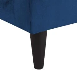 LUIRO - Chaise Longue - Blauw - Rechterzijde - Fluweel -Leenbakker Winkel 901c112ae84c4def9cbe64efa2a76d55