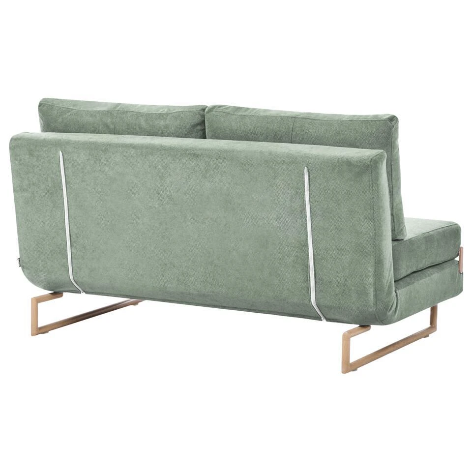 JERSLEV - 3-zits Slaapbank - Lichtgroen - Stof 7 JERSLEV - 3-zits Slaapbank - Lichtgroen - Stof - Afbeelding 7