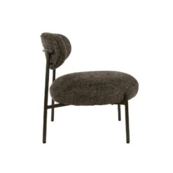 Fauteuil Bruin Stof - Zithoogte 41cm - Round -Leenbakker Winkel 92579f689f4040728d17ae73e90adc2d