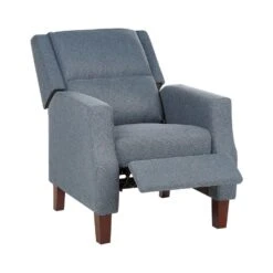 EGERSUND - TV-fauteuil - Blauw - Fluweel -Leenbakker Winkel 947446a257924ed09ac7fe2d58a832c2