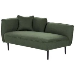 CHEVANNES - Chaise Longue - Donkergroen - Linkszijdig - Polyester -Leenbakker Winkel 94c11cb7b4954fc0bc420859a43bdd60