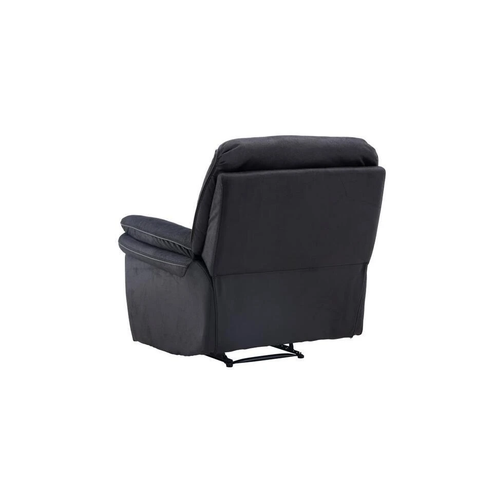Svea - Kazo Verstelbare Fauteuil - Lederlook - Zwart 6 Svea - Kazo Verstelbare Fauteuil - Lederlook - Zwart - Afbeelding 6