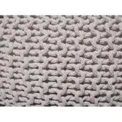 Beliani Poef CONRAD - Grijs Katoen -Leenbakker Winkel 964284dafc4a4ecea6d552c37e7d824b