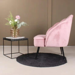 DS4U - Lindsey Fauteuil - Roze -Leenbakker Winkel 99473ffe25134960abf365af92fb9430