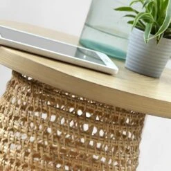 CALICOSY - Bijzetaffel - Licht Hout - 45x40x40 Cm -Leenbakker Winkel 998586e131944ce390bcd3d4e1c7b213