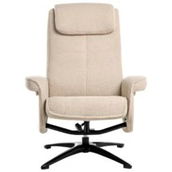GERAS - Relaxfauteuil Met Voetenbank - Beige - Bouclé 17 GERAS - Relaxfauteuil Met Voetenbank - Beige - Bouclé -Leenbakker Winkel 9a62c67d434647f89947e13da388daf2