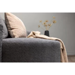 Fjôrd Loveseat Teddy Grijs - Zithoogte 40cm - 118x118x72cm - Kelso -Leenbakker Winkel 9b4b0f6217f24fc8ad791d11d4375ace