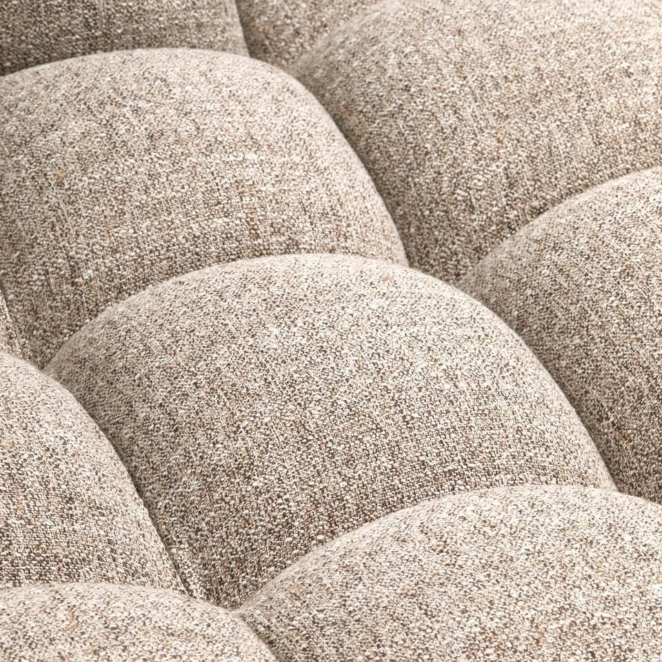 WOOOD Allure Chaise Longue Bank Rechts - Polyester - Naturel 2 WOOOD Allure Chaise Longue Bank Rechts - Polyester - Naturel - Afbeelding 2