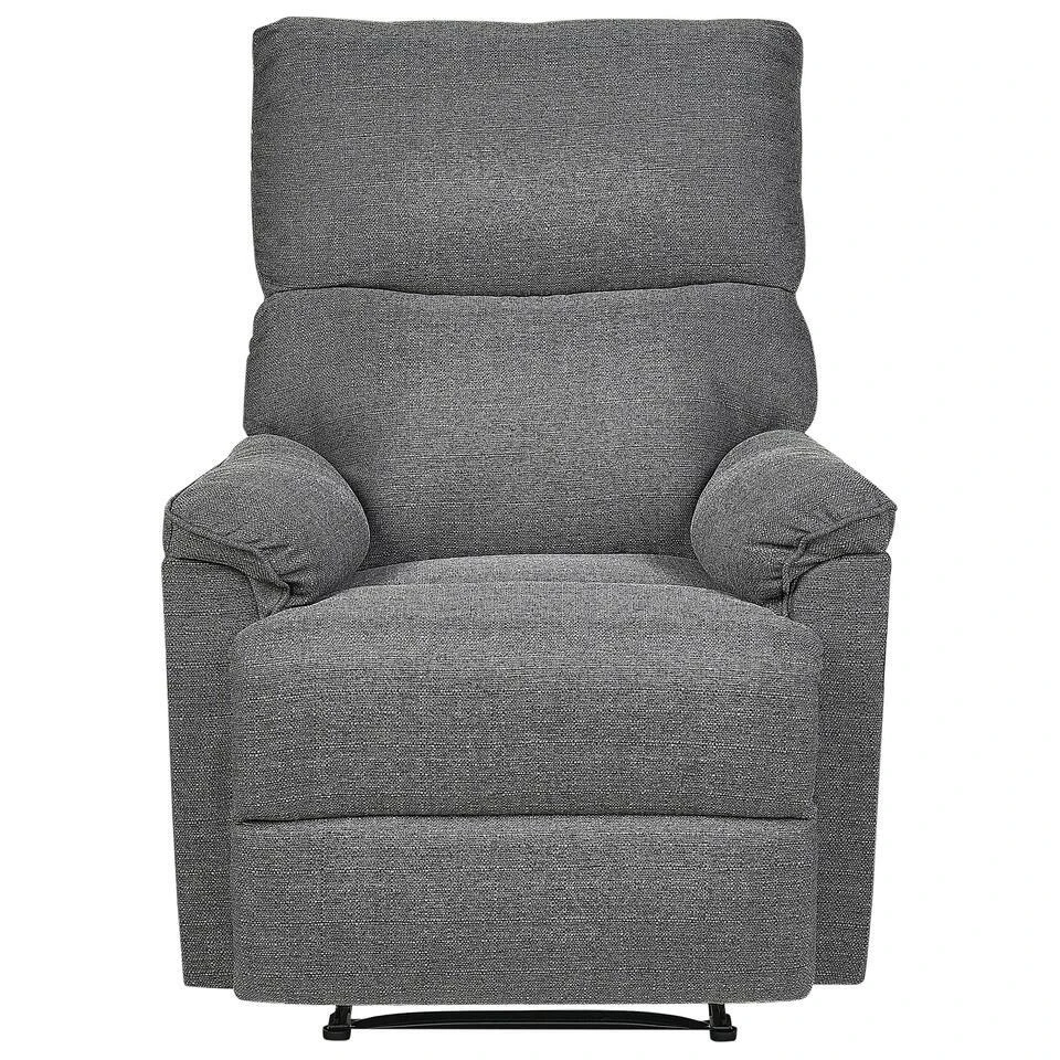 EVERTON - TV-fauteuil - Grijs - Polyester 5 EVERTON - TV-fauteuil - Grijs - Polyester - Afbeelding 5