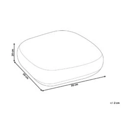 Beliani Poef BERRECHID - Grijs Katoen -Leenbakker Winkel 9f77973c1c1241598b0a8fbbe167274a