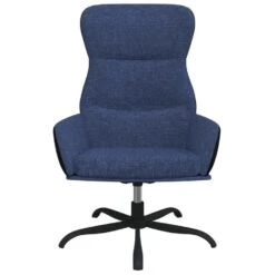 VidaXL Relaxstoel Met Voetensteun Stof Blauw -Leenbakker Winkel 9fe6784b85924c8a99ba9818af9b9ed0