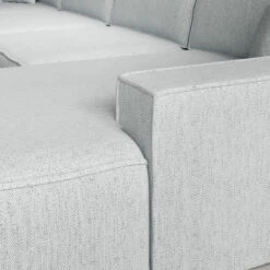 Meubella - Manolo - Hoekbank 5-zits Met Chaise Longue - Stof Grijs - Rechts -Leenbakker Winkel a18d8faed80e40a987e7d064d7644d3e