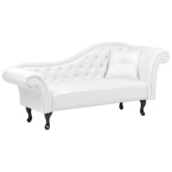 LATTES - Chaise Longue - Wit - Rechterzijde - Kunstleer -Leenbakker Winkel a18ebc055f0a47fda0b3b0807b0b8ee8
