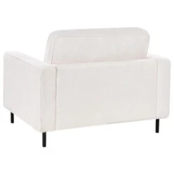 SAVALEN - Fauteuil - Wit - Bouclé -Leenbakker Winkel a1fdb79e086e478a97f17b84152eb8ee