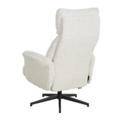 Relaxfauteuil Off-White Stof - 76x80x95cm - Draaibaar - Jonas -Leenbakker Winkel a387903cdb3c4d23be17127fadff3f84