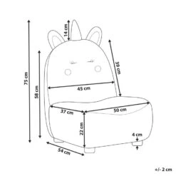 LULEA - Kinderstoel - Roze - Nepbont -Leenbakker Winkel a42e22c6a6474cb996e667d3d97f48f6 1