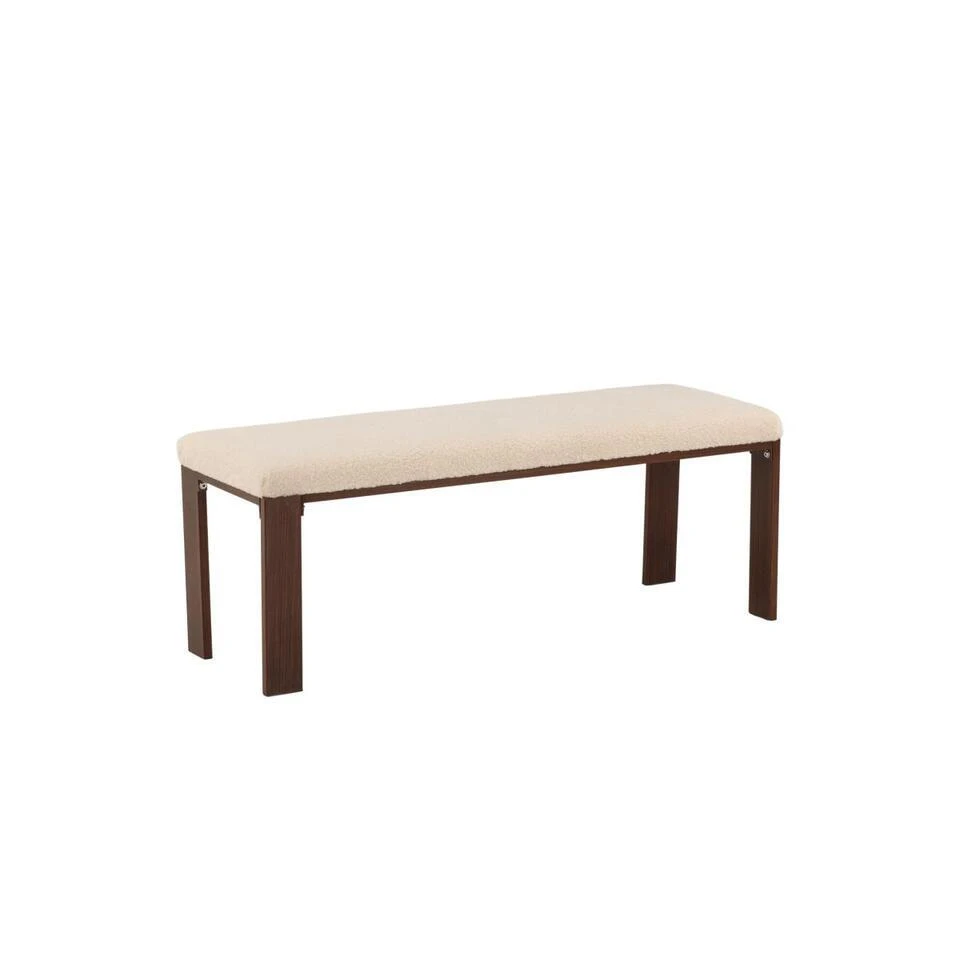 Svea - Noemi Eetkamerbank - Teddy - 120 Cm 6 Svea - Noemi Eetkamerbank - Teddy - 120 Cm - Afbeelding 6