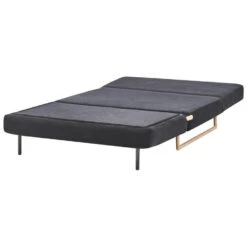 JERSLEV - 2-zits Slaapbank - Zwart - Stof -Leenbakker Winkel a55332ad706e43549ef751deb6e23665