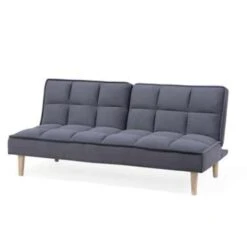 Beliani Driezitsbank - SILJAN Grijs Polyester -Leenbakker Winkel a74ad702e13f4c6cbd04723dad7a6377