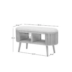 Bank Met Opbergruimte Van Rotan En Beige Fluweel -Leenbakker Winkel a7db558119e94b0ea1b4dea9bdead497