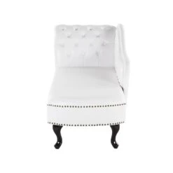 NIMES - Chaise Longue - Wit - Linkerzijde - Kunstleer -Leenbakker Winkel a8dde94cf81d4ec1bb0f47c5722b5ddf