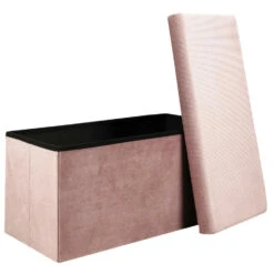 Home Deco Poef Velvet - Opbergbox - Oud Roze - 76 X 38 Cm 12 Home Deco Poef Velvet - Opbergbox - Oud Roze - 76 X 38 Cm -Leenbakker Winkel a902d2f1f40546f2996ed394e7d4adae