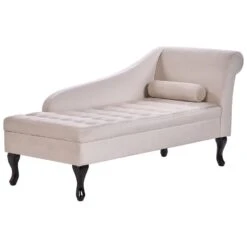PESSAC - Chaise Longue - Beige - Rechterzijde - Fluweel 15 PESSAC - Chaise Longue - Beige - Rechterzijde - Fluweel -Leenbakker Winkel ab10d9ec88504028a23d6b95309bd126