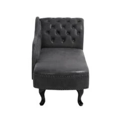 NIMES - Chaise Longue - Grijs - Rechterzijde - Kunstsuède -Leenbakker Winkel ae14403af66e411aa5eb246ee92d0e5c