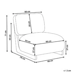 KOKKOLA - Fauteuil - Gebroken Wit - Polyester -Leenbakker Winkel ae9e6ff9d20440ef90408b8c187c5e86